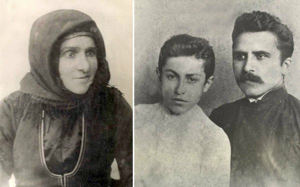 Файл:Югабер Тер-Григорян, мать поэта. Молодой Терьян с братом.jpg