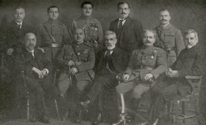 Файл:Армянская делегация в США. 1919. Гаро стоит, 2-й справа.jpg