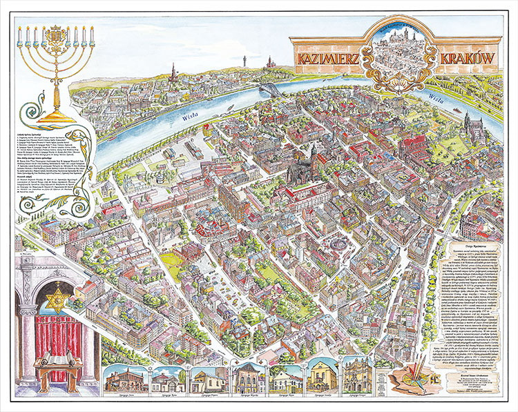 Файл:Город Краков предместье Казимеж 2005г.png
