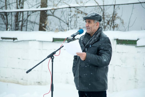 Файл:Открытие Хачкара. Мкртич Арутюнович Погосян. Сарапул (20.12.2015) 2.jpg