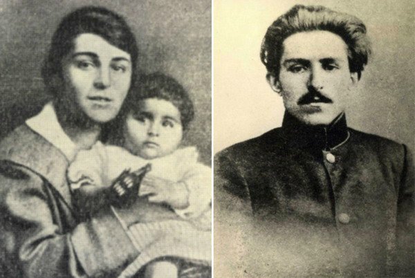 Файл:Ваан Терьян. Вторая жена поэта Анаит Шаинджанян с дочерью Нвард.jpg